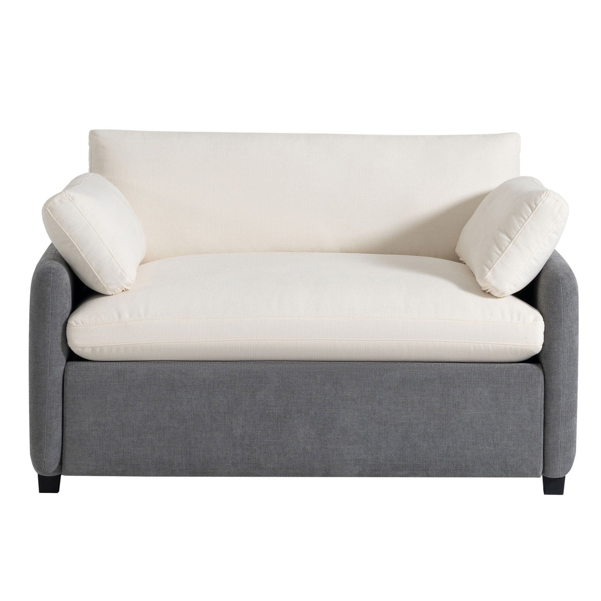Oversized Single Sofa Chair Wide And Deep Seat, Modern Upholstered Comfy Blocking Couch Lounge With Pillows by Couch.com