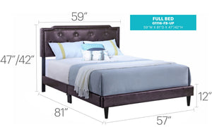 Button Tufted Bed Charming For Cozy Spaces