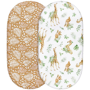 Baby Cradle Fitted Sheet Elastic Printing Baby Caring Table Changing Cover