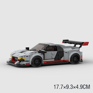 A Tesla Toy Car Piece-together Model Benefits Intelligence