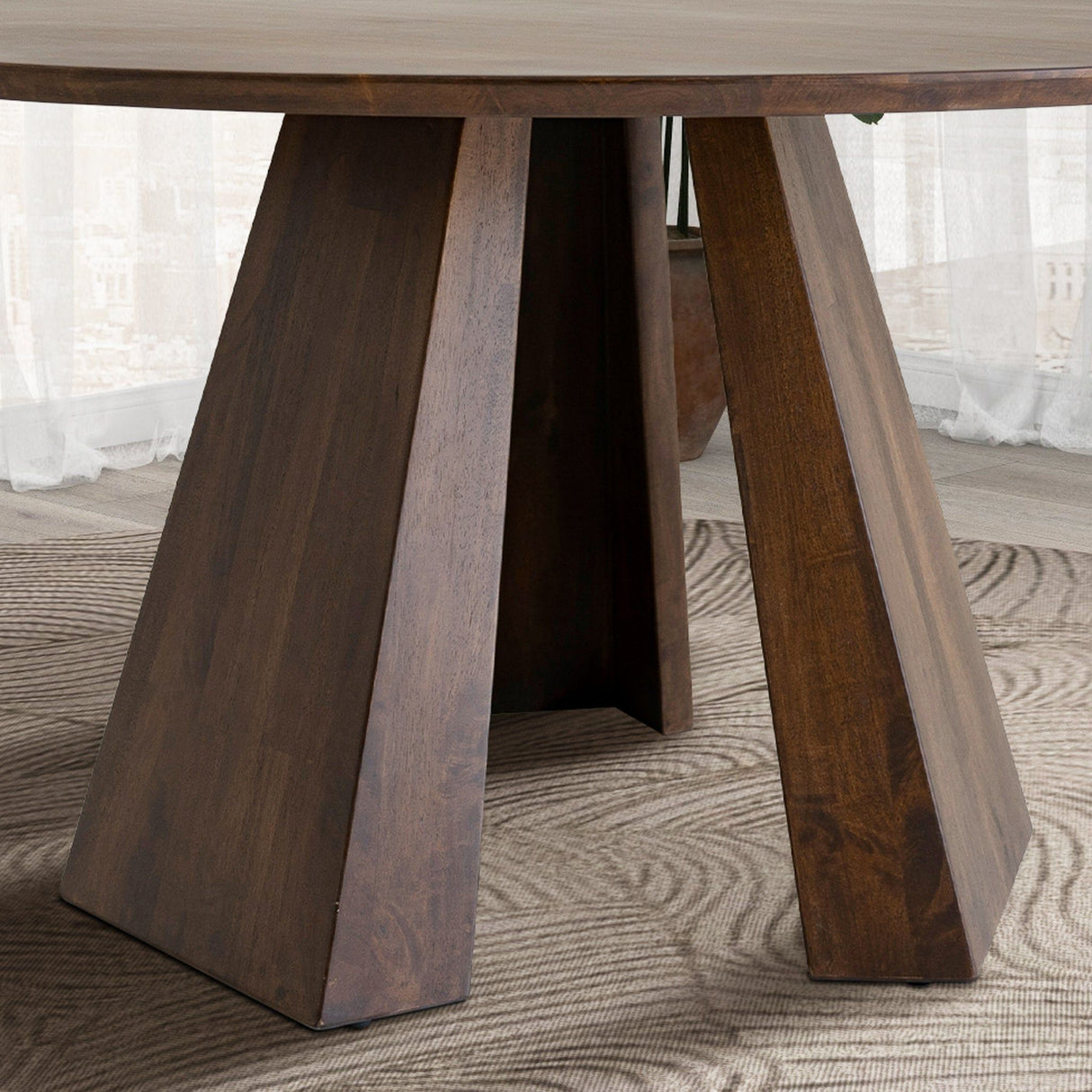 Bolton - Round Dining Table - Walnut by Couch.com