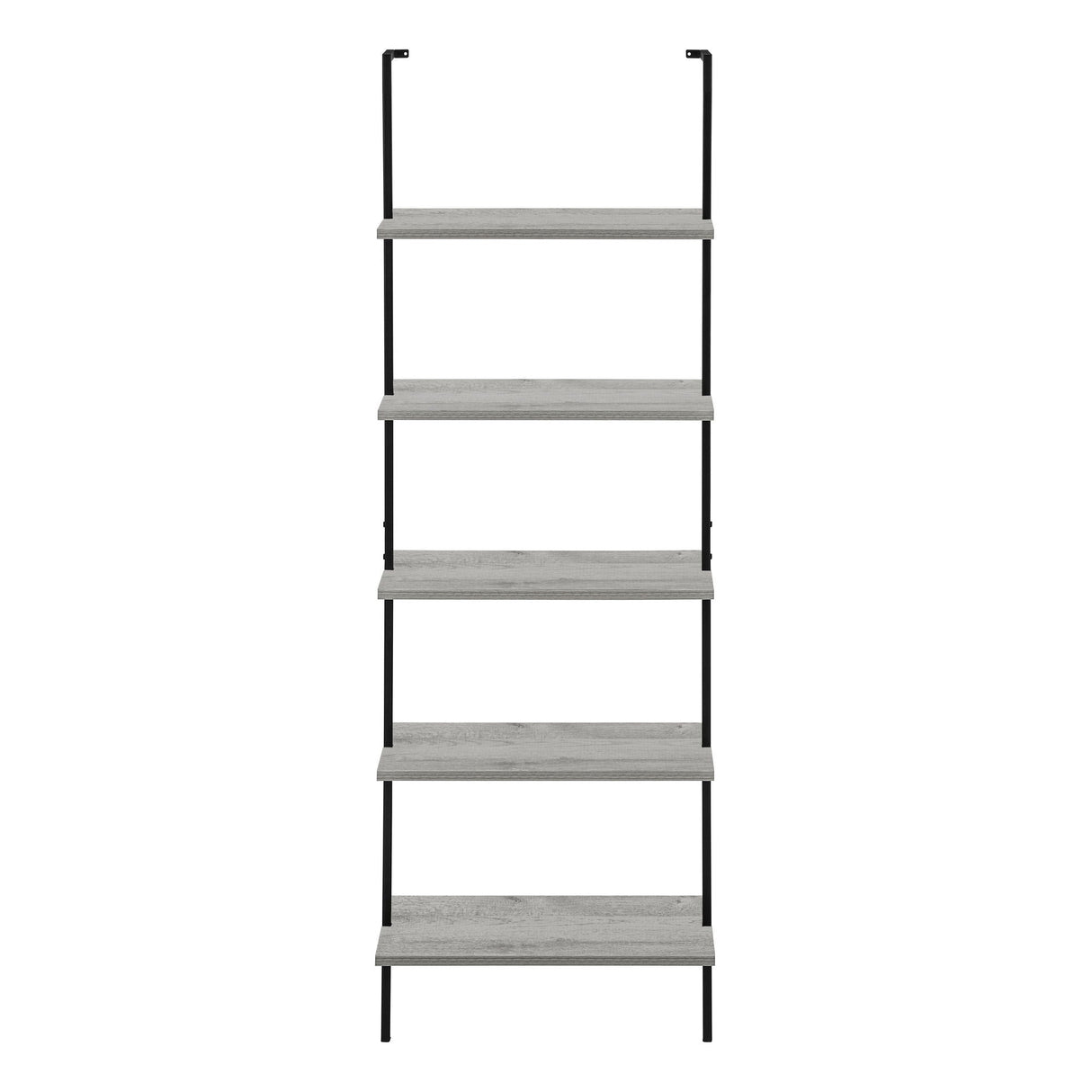 Bookshelf, Bookcase, Etagere, Ladder, 5 Tier, For Office, Marble Look Contemporary & Modern by Couch.com