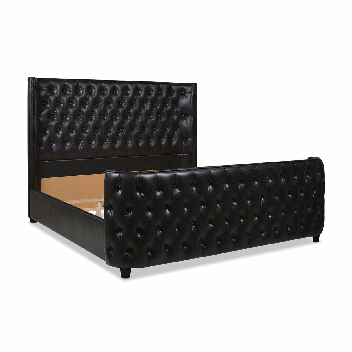 Brooklyn - Tufted Panel Bed Headboard And Footboard Set by Couch.com