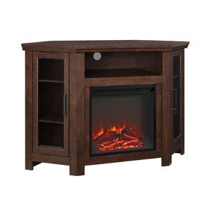 Classic Glass Door Fireplace TV Stand For Tvs Up To 55" by Couch.com