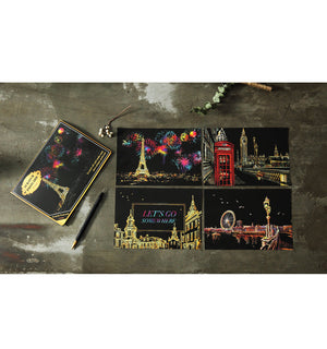 Scratch painting set creative birthday gift