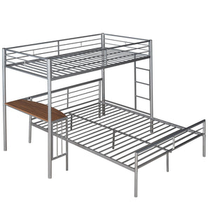 Bunk Bed With Desk, Ladder And Quality Slats For Bedroom by Couch.com