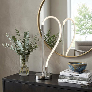 21" Gold Bedside Led Table Lamp