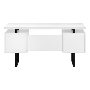Computer Desk For Home Office, Laptop, Left, Right Set - Up, Storage Drawers, Contemporary & Modern by Couch.com