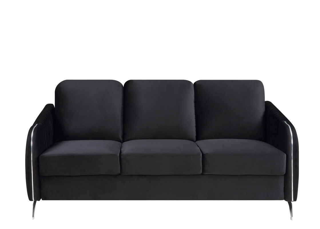 Hathaway - Velvet Fabric Sofa Set by Couch.com