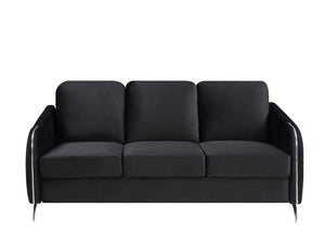 Hathaway - Velvet Fabric Sofa Set by Couch.com