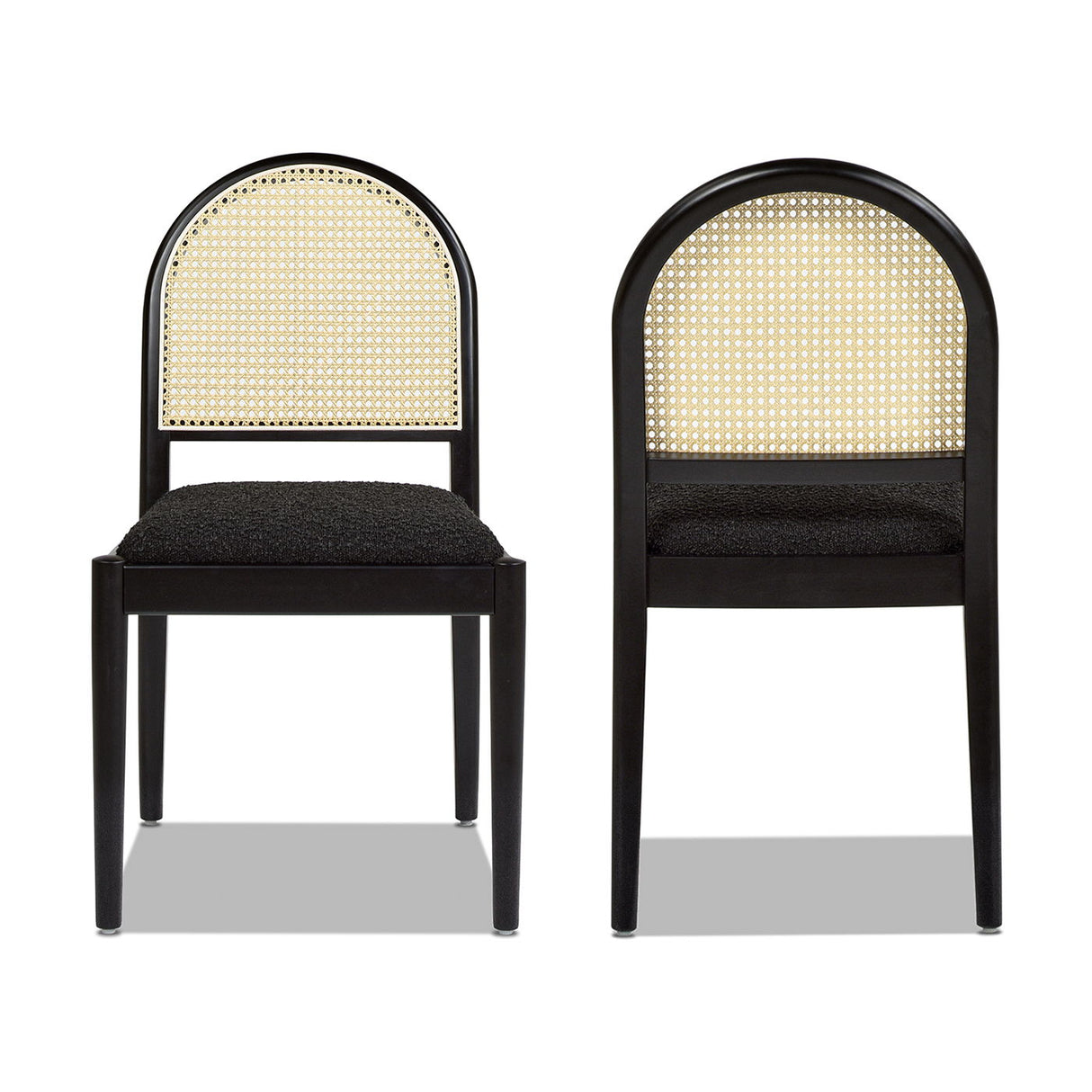 Panama - Curved Cane Side Dining Chair (Set of 2) by Couch.com