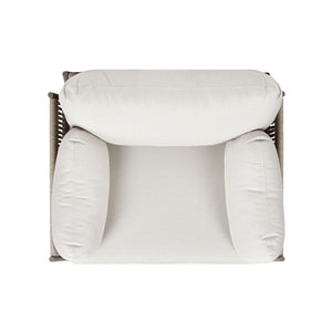 Jasper - Upholstered Patio Deep Seating Armchair - Wheat Beige by Couch.com