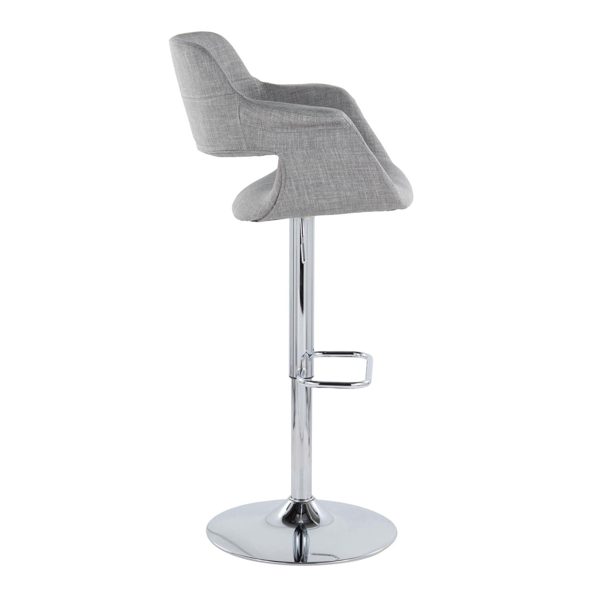 Vintage Flair - Mid Century Modern Adjustable Barstool (Set of 2) by Couch.com