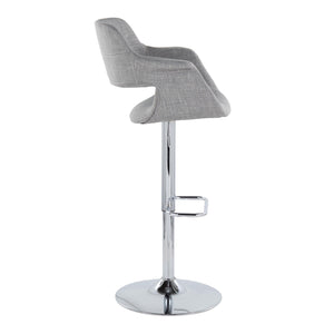 Vintage Flair - Mid Century Modern Adjustable Barstool (Set of 2) by Couch.com