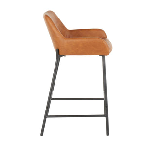 Daniella - Industrial Fixed Height Counter Stool (Set of 2) by Couch.com