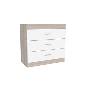 31" Light Gray Wood Three Drawer