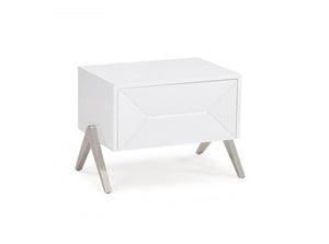 19" Wood One Drawer Nightstand