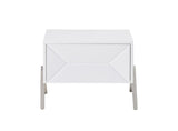 19" Wood One Drawer Nightstand