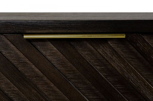 24" Solid Wood and Wood Two Drawer Nightstand