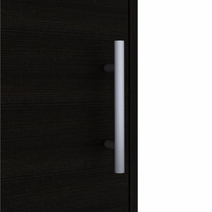 23" Black Wood Nightstand