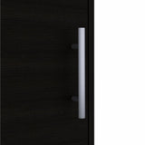 23" Black Wood Nightstand
