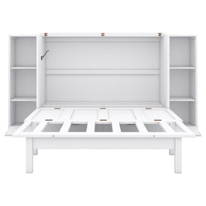Murphy Bed With Shelves, Drawers And USB Ports by Couch.com