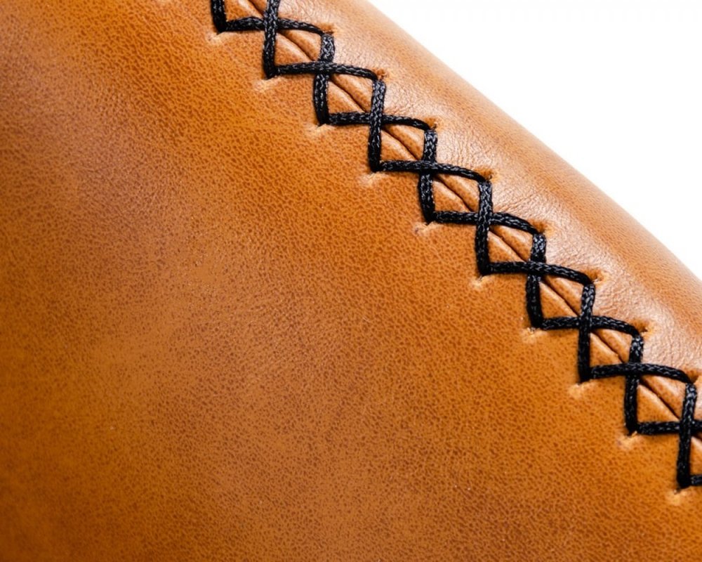 28" Brown And Black Faux Leather Arm Chair And Toss Pillow