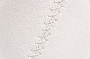 Set of Two 30" White and Black Faux Leather and Steel Low Back Bar Height Bar Chairs