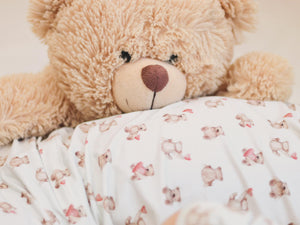 Valentines Teddy Bear 2pc Bamboo Pajamas