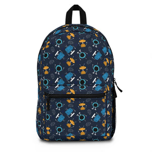 Kids Robot Navy Backpack