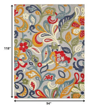 2' X 4' Orange And Ivory Moroccan Stain Resistant Indoor Outdoor Area Rug