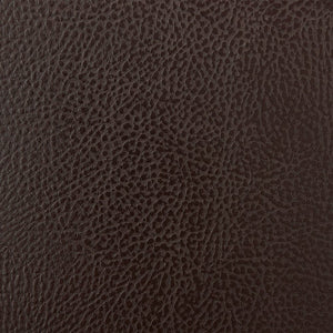 26" Chocolate And Gray Faux Leather And Iron Swivel Low Back Counter Height Bar Chair