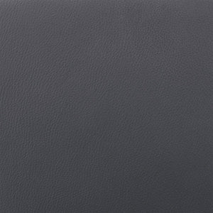 25" Slate Gray And Silver Fabric And Iron Low Back Counter Height Swivel Bar Chair