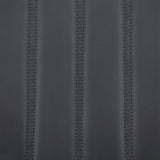 27" Gray and Black Faux Leather and Iron Counter Height Swivel Bar Chair