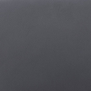 30" Gray and Black Faux Leather and Iron Bar Height Swivel Bar Chair