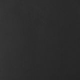 26" Black And Silver Faux Leather And Iron Swivel Low Back Counter Height Bar Chair