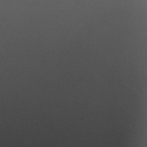 30" Gray And Silver Faux Leather And Iron Bar Height Bar Chair