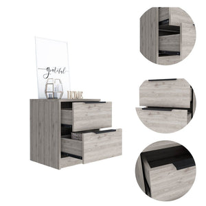 19" Wood One Drawer Nightstand