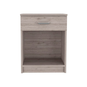 22" Wood One Drawer Nightstand