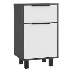 28" Wood One Drawer Nightstand