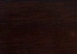 Set of Two 29" Black and Espresso Faux Leather and Solid Wood Bar Height Swivel Bar Chairs