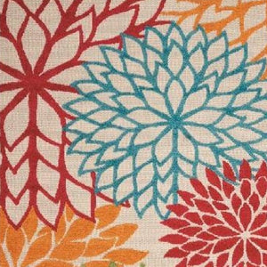 10' X 13' Green And Ivory Indoor Outdoor Area Rug