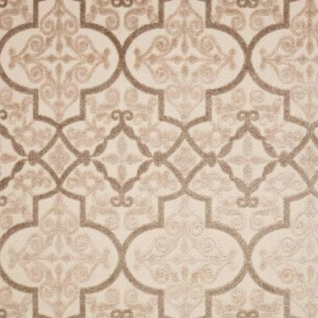 10' X 13' Cream Indoor Outdoor Area Rug