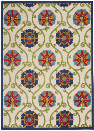 10' X 13' Blue Indoor Outdoor Area Rug