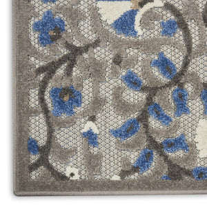 10' X 13' Gray Indoor Outdoor Area Rug