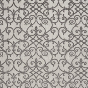 10' X 13' Gray Indoor Outdoor Area Rug