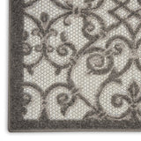 10' X 13' Gray Indoor Outdoor Area Rug