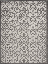 10' X 13' Gray Indoor Outdoor Area Rug