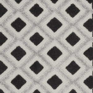 3' X 4' Black And White Indoor Outdoor Area Rug