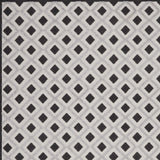 10' X 13' Black And White Indoor Outdoor Area Rug